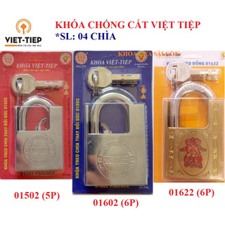 [Hỏa tốc HCM] Ổ KHOÁ CHỐNG CẮT VIỆT TIỆP 01502, 01602, 01622 CHÍNH HÃNG 100%