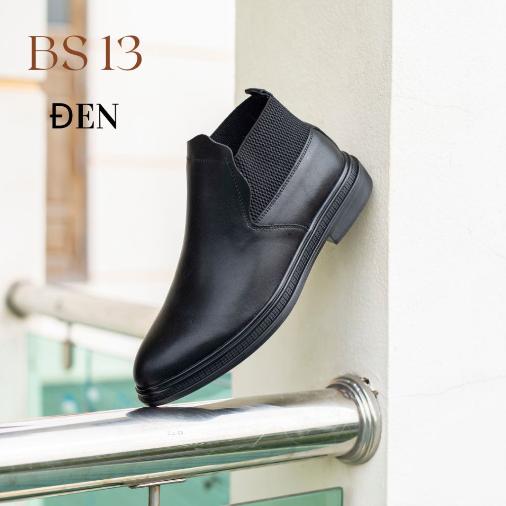 Giày cao cổ da bò thật 100% 𝐂𝐡𝐞𝐥𝐬𝐞𝐚𝐁𝐨𝐨𝐭 𝐁𝐒𝟏𝟑 đế cao su đúc êm ái