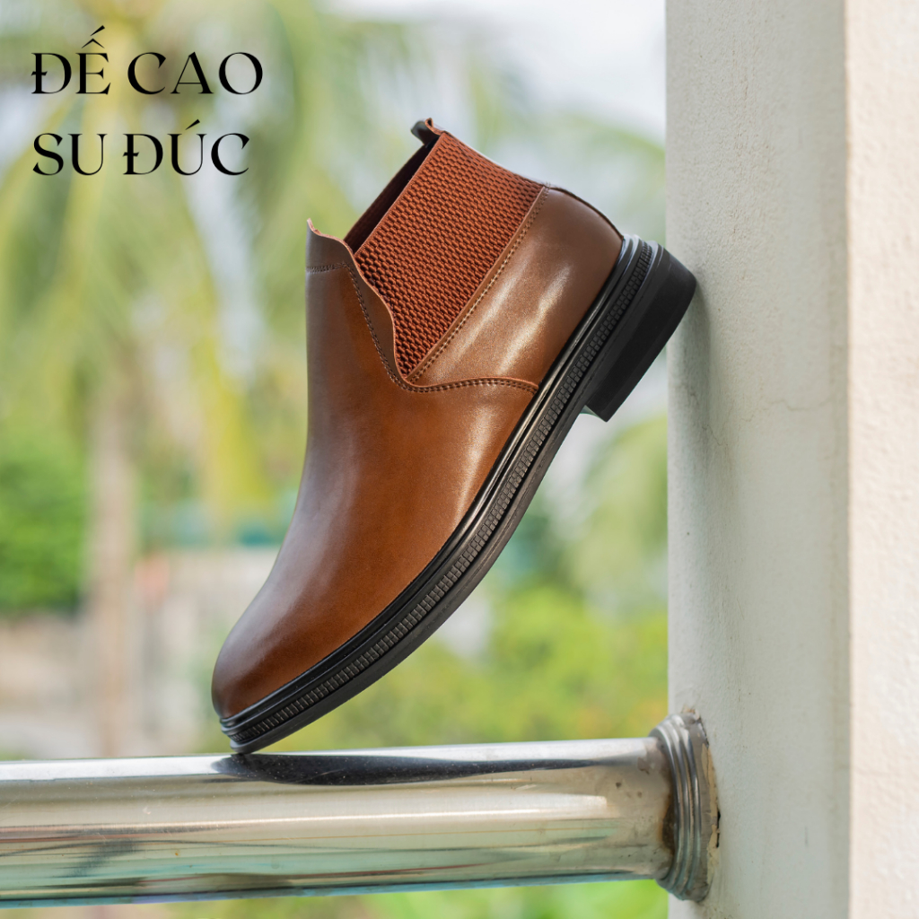 Giày cao cổ da bò thật 100% 𝐂𝐡𝐞𝐥𝐬𝐞𝐚𝐁𝐨𝐨𝐭 𝐁𝐒𝟏𝟑 đế cao su đúc êm ái