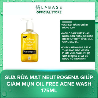 Sữa rửa mặt Neutrogena giúp giảm mụn Oil Free Acne Wash 175ml
