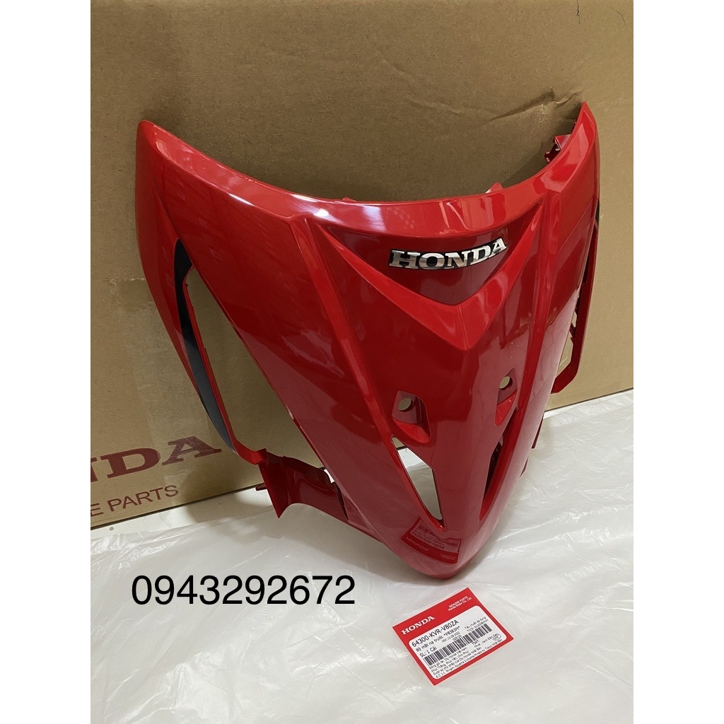 Bộ Mặt Nạ Trước Wave Rsx 100 Repsol (2008) Màu Đỏ Honda (64300KVRV80ZA)