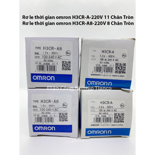 Rơ le thời gian/Timer H3CR-A8 220v kèm đế