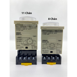 Rơ le thời gian/Timer H3CR-A8 220v kèm đế