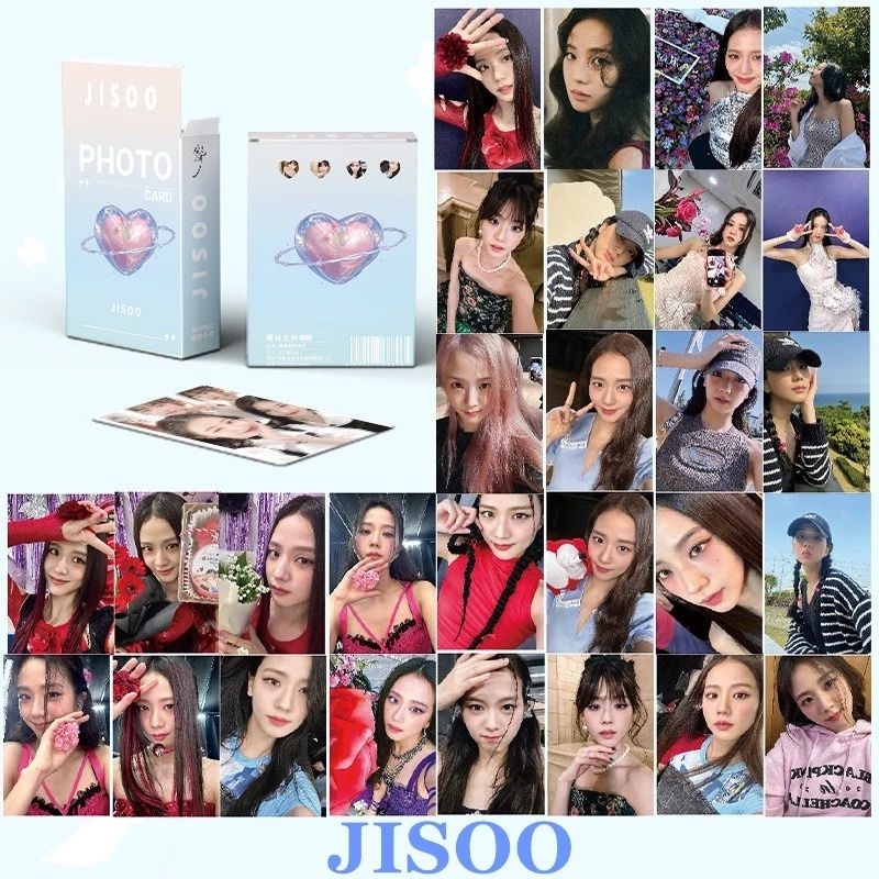 Bộ sưu tập Photocard Blackpink Halogram lấp lánh 50 ảnh không lặp lại Lisa, Jennie, Jisoo, Rosé