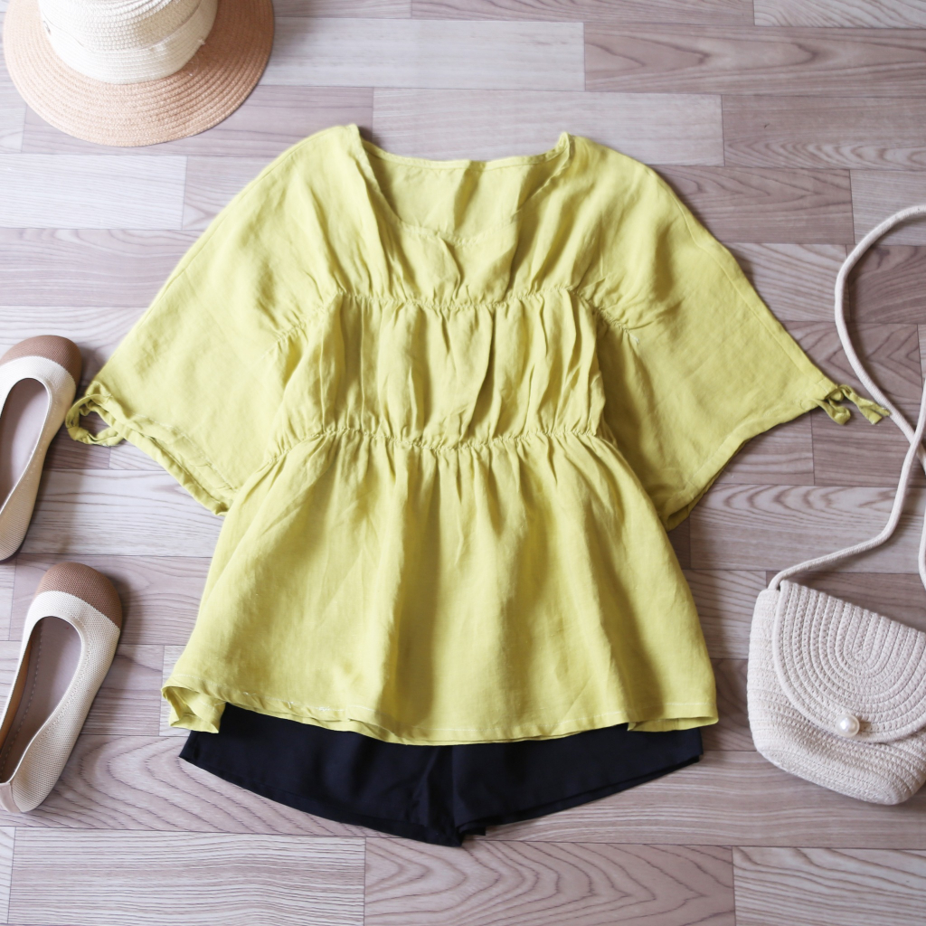 ÁO DƠI NHÚN CỔ TRÒN