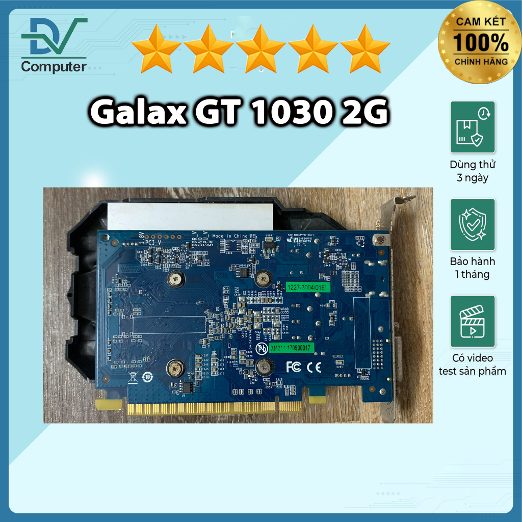 Galax GT 1030 2G đẹp BH 1 tháng