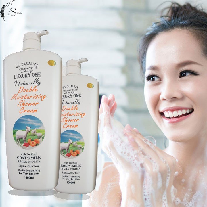 SỮA TẮM DÊ CAO CẤP 1200ML mùi thơm dịu nhẹ, sữa tắm trắng da CHOGIOI168