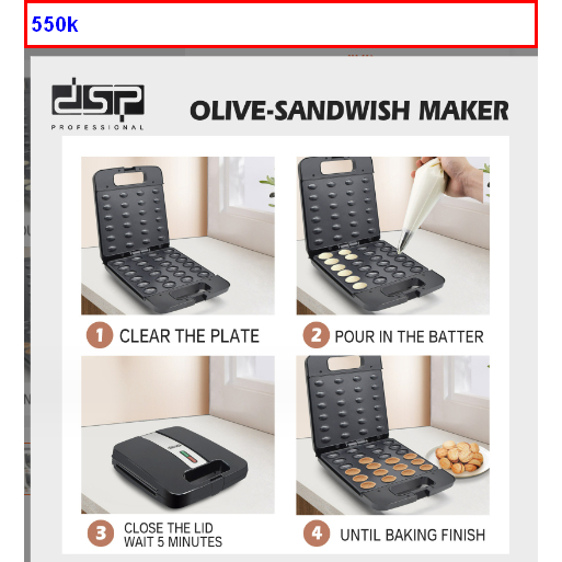 Máy làm bánh Waffle/pancake. hàng đức k1048