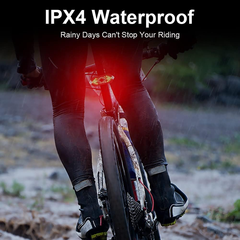 Đèn xe đạp xi nhan không dây siêu nhậy lắp cột yên XN01