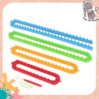 [Hàng sẵn] Khung loom, Bộ dụng cụ hỗ trợ đan len đơn giản 36cm