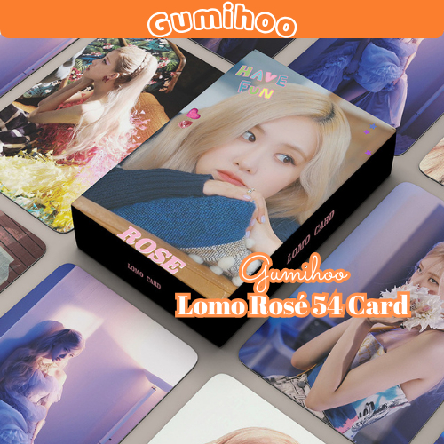 Gumihoo 54 Lomo Card bo góc unoff Rosé Lisa Jennie Jisoo Blackpink 2023 lucky box cửa hàng Kpop