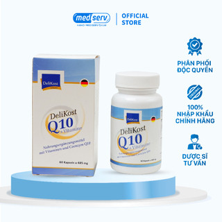 Viên uống Coenzyme Q10 + Vitamin E bảo vệ tim mạch, chống lão hóa da, hỗ trợ não và trí nhớ, Xuất Sứ từ Đức, hộp 60 viên