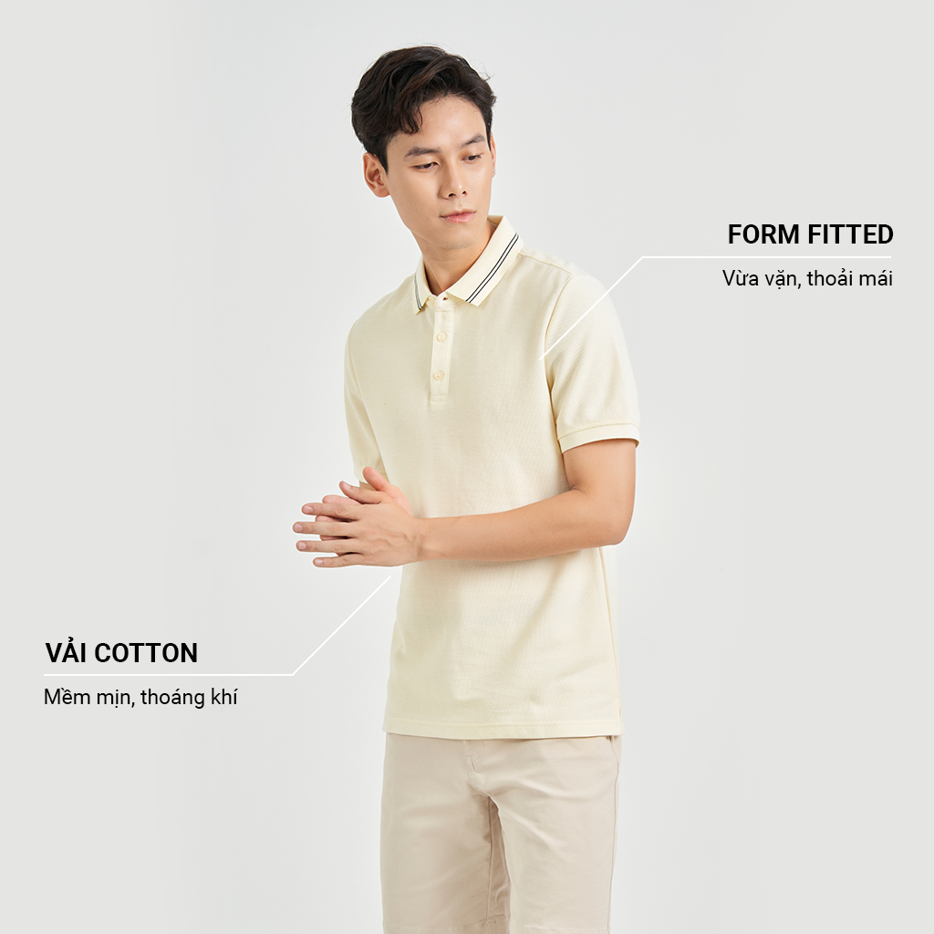 Áo Polo Nam KRIK Cổ Đức Chất Liệu Cotton Cao Cấp Form Fitted Ôm Vừa Vặn PL2012