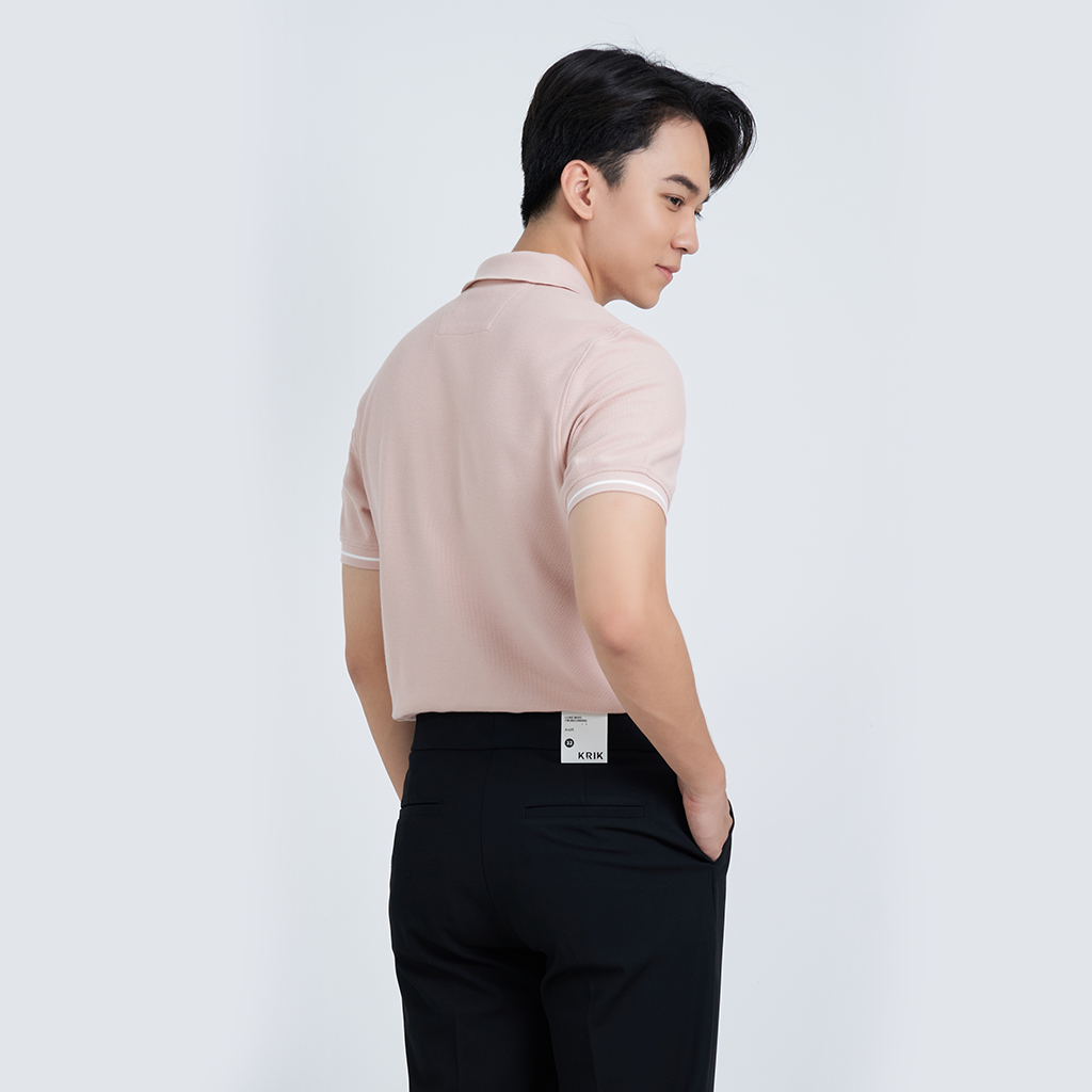 Áo Polo Nam KRIK Cổ Đức Chất Liệu Cotton Cao Cấp Form Fitted Ôm Vừa Vặn PL2002