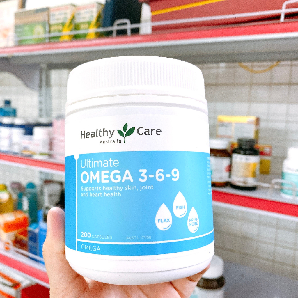 Omega 3-6-9 hãng Heathy Care Úc 200 viên