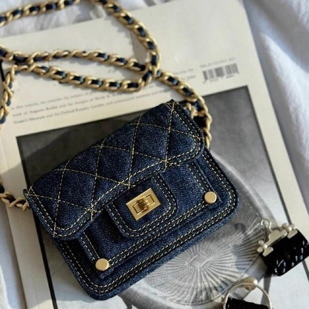 Túi xách mini denim nữ phong cách thời trang mã t67