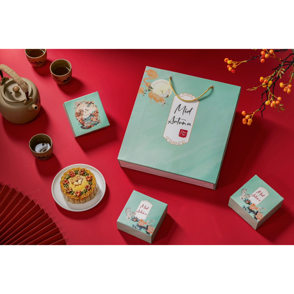 Vỏ bánh trung thu Minh nguyệt xanh mint