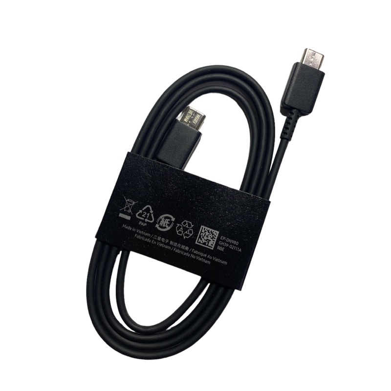 Cáp sạc nhanh Samsung type C, Fold 3, Note10, Note20, S21, S22 - Zin chính hãng 100% - Bảo hành 12 tháng