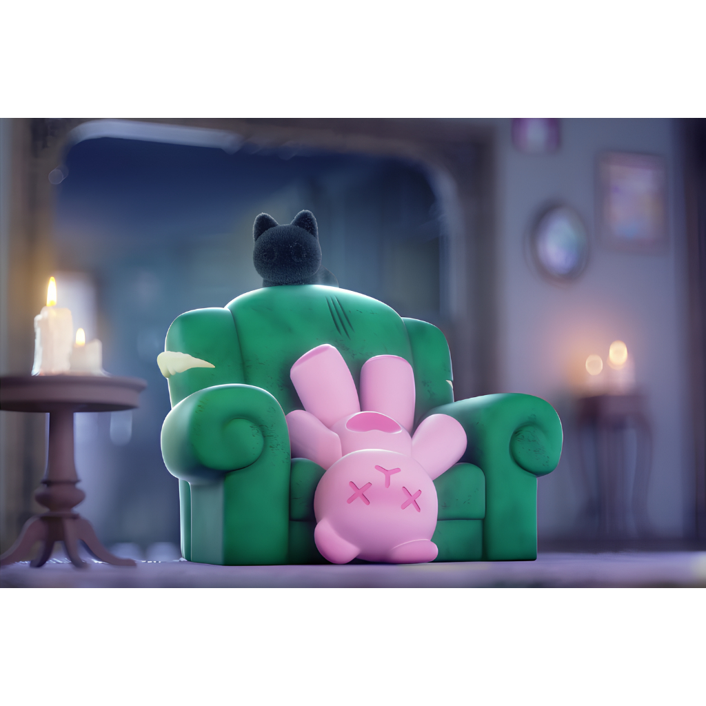 Mô hình/Blindbox ShinWoo - ShinWoo Ghost Bear House Series