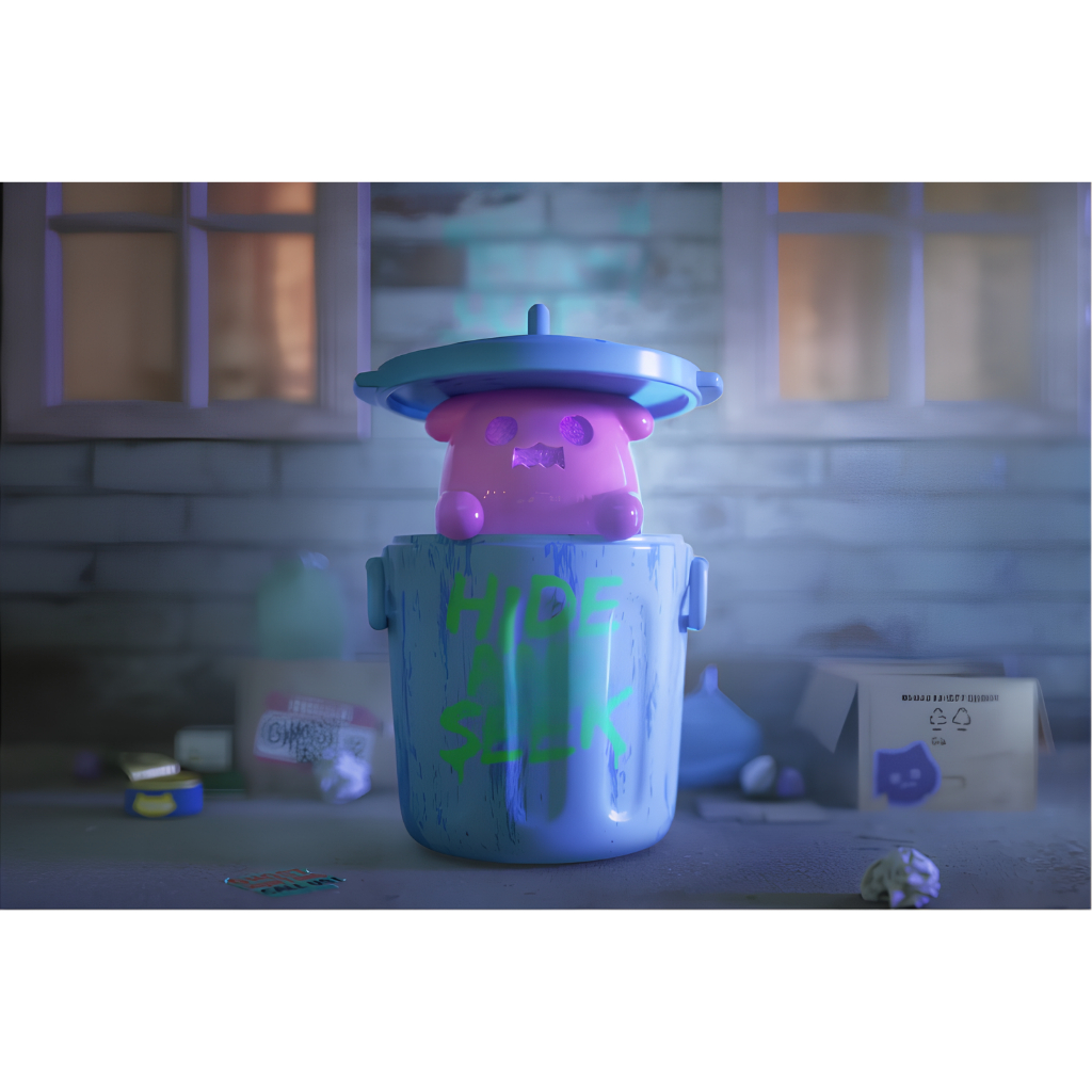 Mô hình/Blindbox ShinWoo - ShinWoo Ghost Bear House Series