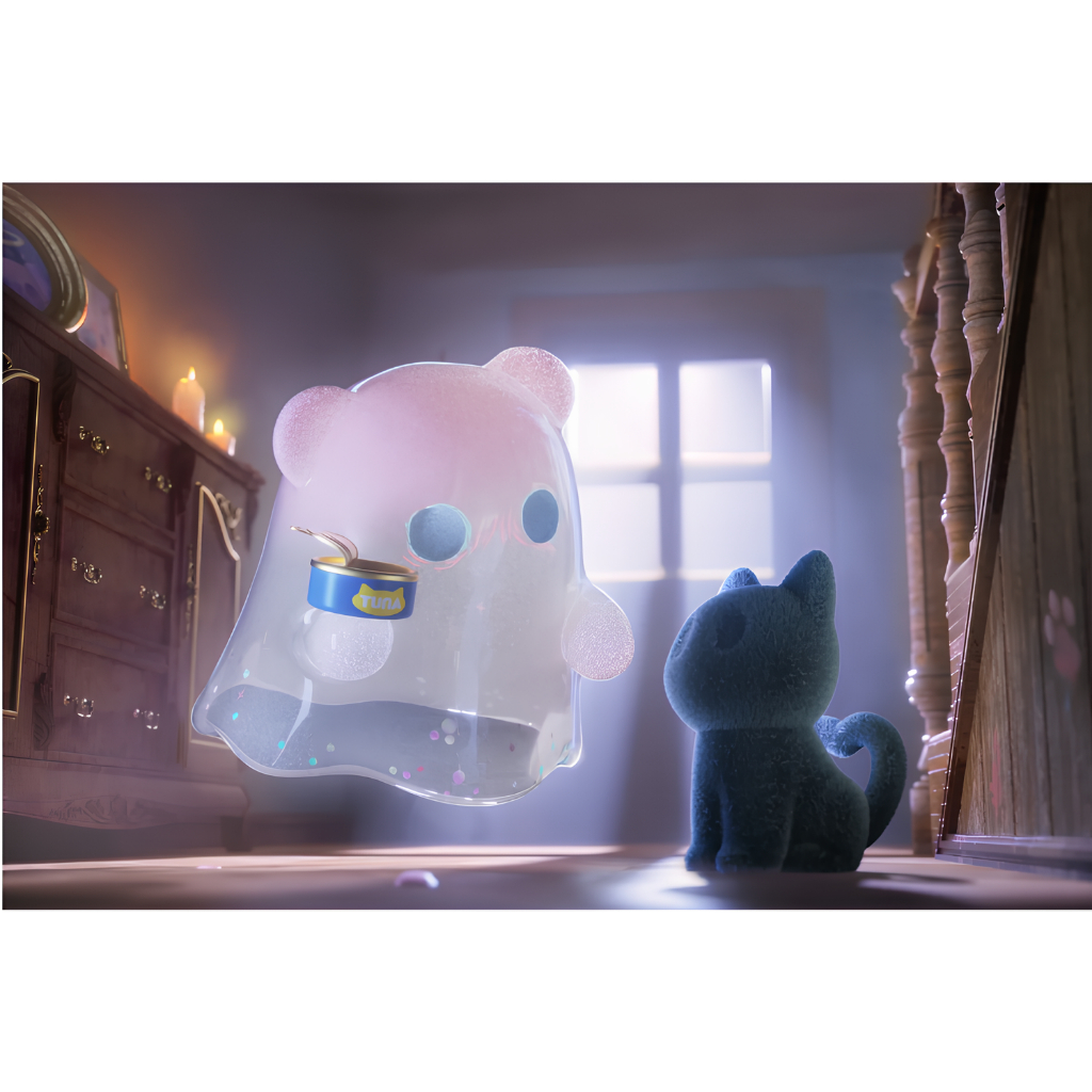 Mô hình/Blindbox ShinWoo - ShinWoo Ghost Bear House Series
