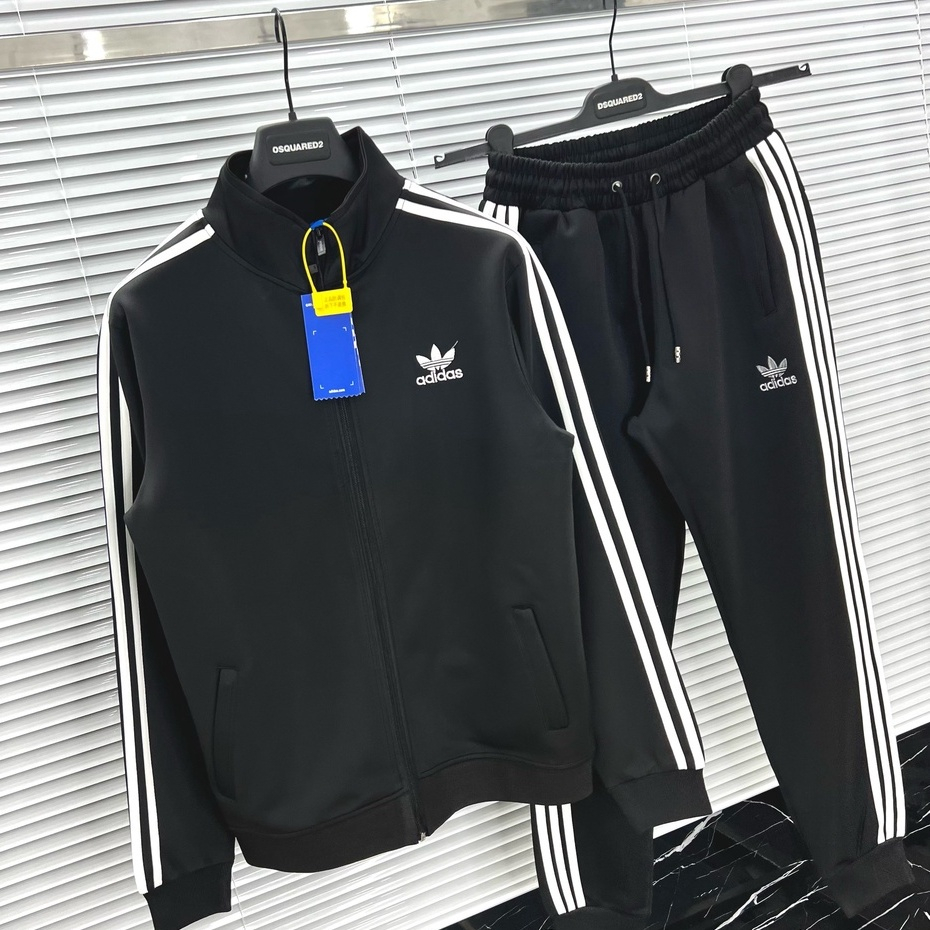 Bộ thể thao thu đông 🚚FREESHIP Áo bomber SST thể thao dài tay Adidas 3 sọc, chất vải Poly co giãn 4 chiều - HOTTREND 20