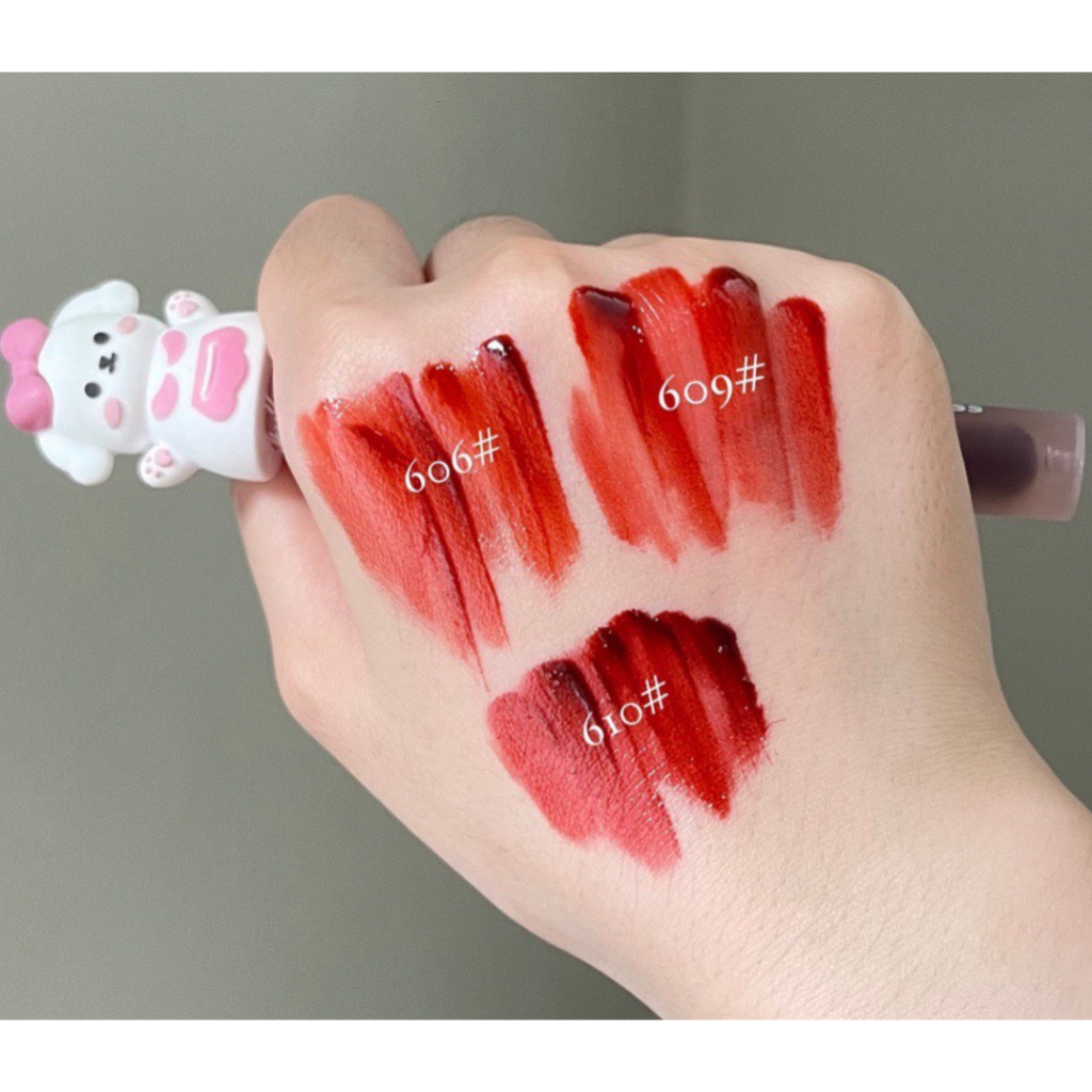 Son Bóng Mansly Cún Hồng Mirror Lip Gloss Hiệu Ứng Gương Không Phai Màu Dễ Thương ảnh thật shop chụp