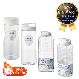 Bình nước nhựa pet lock&lock các dung tích 1l/ 1.2l/ 1.5l/ 2l locknlock