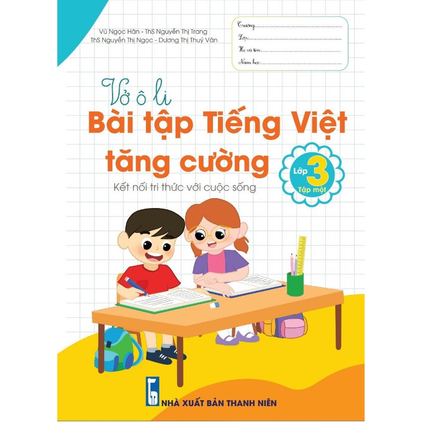 Sách - Vở ô li Bài Tập Tiếng Việt Tăng Cường Lớp 3 - Kết Nối