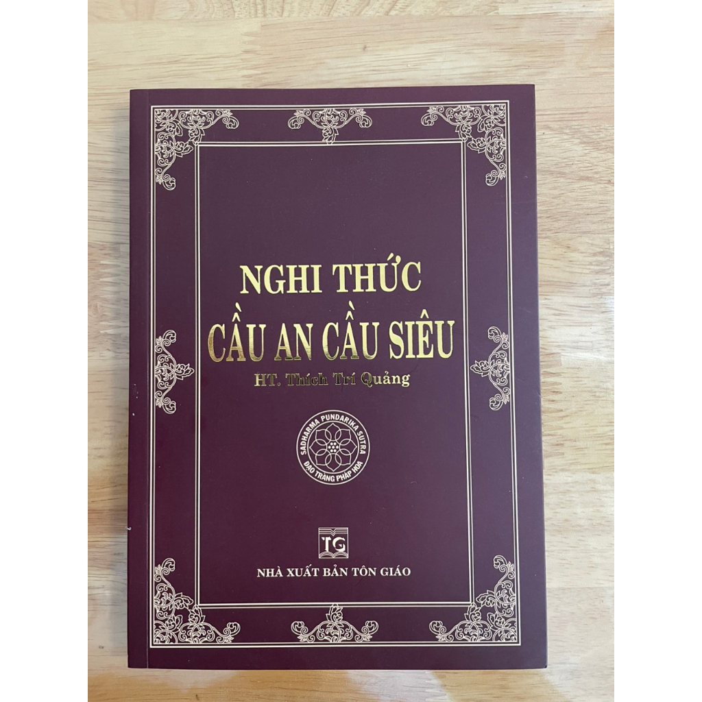 Sách - Nghi Thức Cầu An Cầu Siêu - HT Thích Trí Quảng