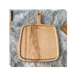 Khay gỗ hình vuông tay cầm, decor,trang trí,thớt gỗ đẹp