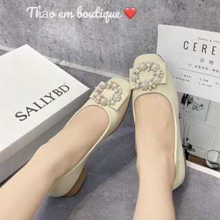 Giày bệt búp bê nữ đế dẻo gót 2cm ( mã 216 ) - Thảo Em Boutique