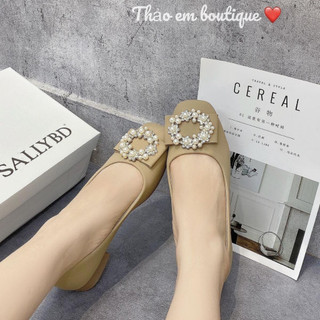 Giày bệt búp bê nữ đế dẻo gót 2cm ( mã 216 ) - Thảo Em Boutique