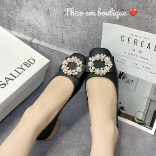 Giày bệt búp bê nữ đế dẻo gót 2cm ( mã 216 ) - Thảo Em Boutique