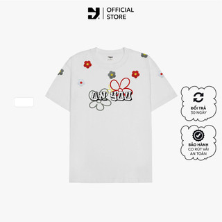 Áo Thun Unisex Tay Lỡ Flower Onyou T035 100% Cotton - Local Brand Chính Hãng