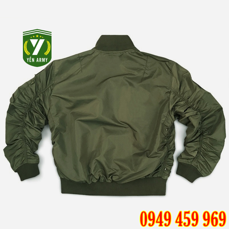 Áo Khoác Pilot Lính Nam Xịn Màu Đen / Xanh Rêu - Mã PL1983