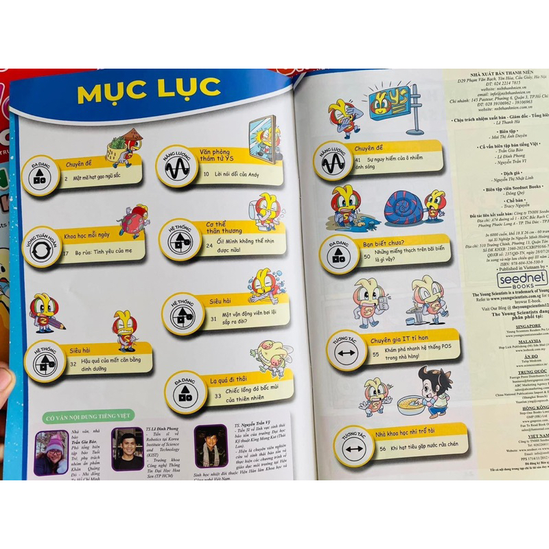 BỘ QUÀ TẶNG 3 MÓN THE YOUNG SCIENTISTS