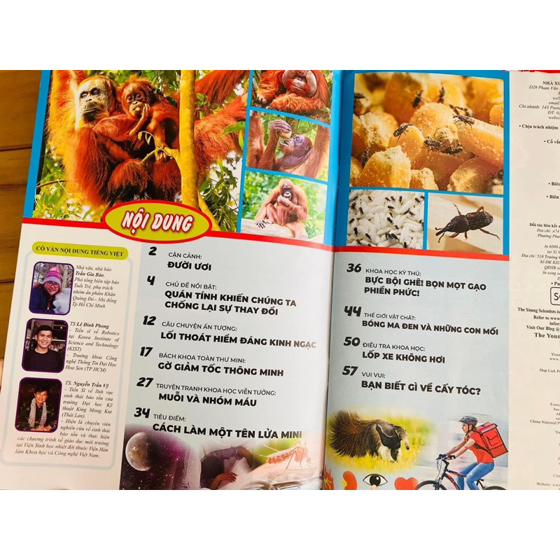 BỘ QUÀ TẶNG 3 MÓN THE YOUNG SCIENTISTS