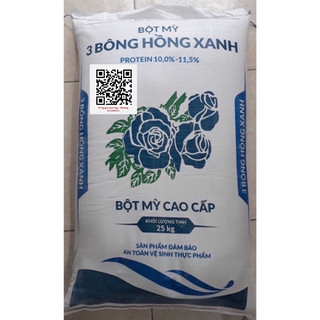 1kg bột mì 3 bông hồng xanh