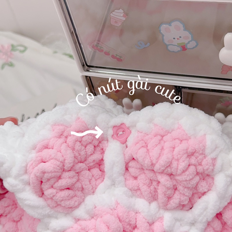 Buttersugar.crochet | TÚI LEN CHÂN MÈO