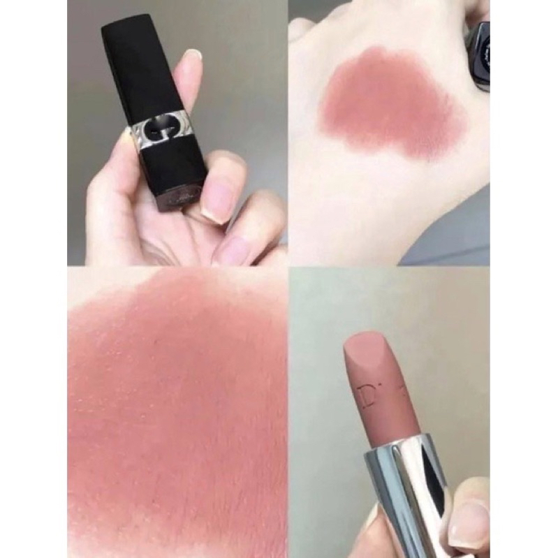 Son Dior Rouge Velvet 220 Beige Couture hồng đào nude