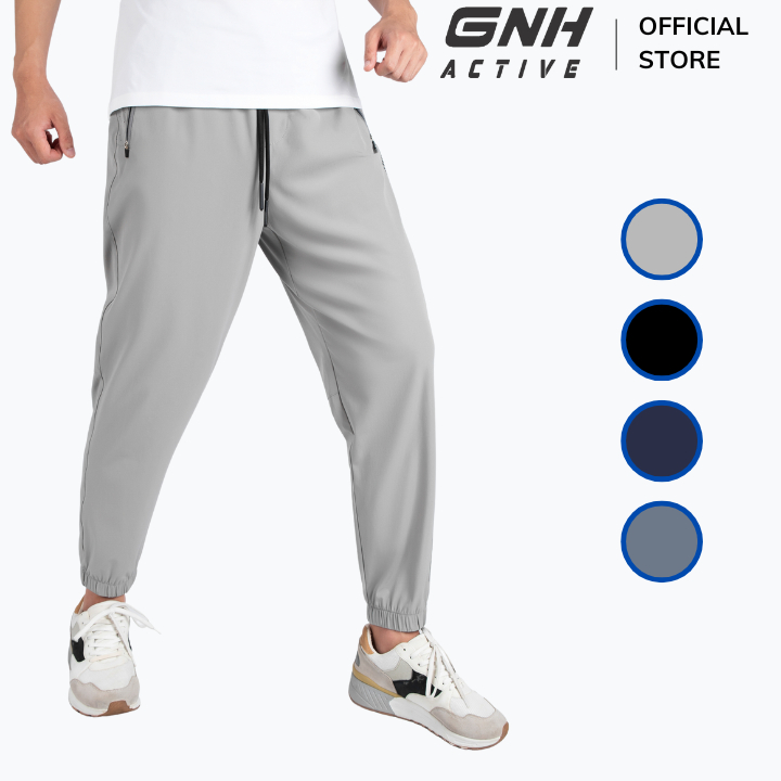 Quần dài thể thao nam GNH Active Quần thể thao nam dáng dài chất vải gió trẻ trung co giãn bốn chiều | GNH23032
