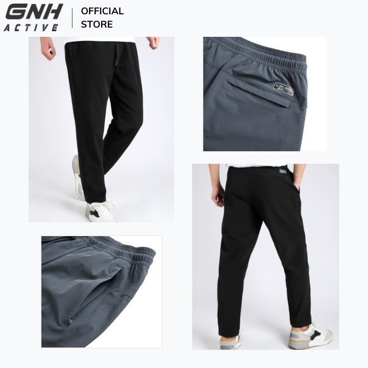 Quần dài nam thể thao GNH Active Quần thể thao nam dáng dài chất vải gió kiểu dáng trẻ trung năng động | GNH QGD 23031