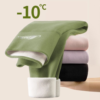 Quần Legging Lưng Cao Lót Lông Cừu Nhung Ấm Áp Kiểu Đức Cá Tính Cho Nữ