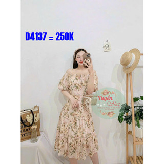 Chiếc đầm 2s rớt vai yêu kiều nữ tính