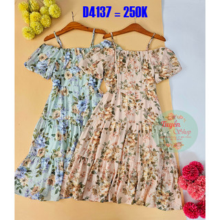 Chiếc đầm 2s rớt vai yêu kiều nữ tính