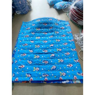 Set chăn gối bé đi học cotton hàn