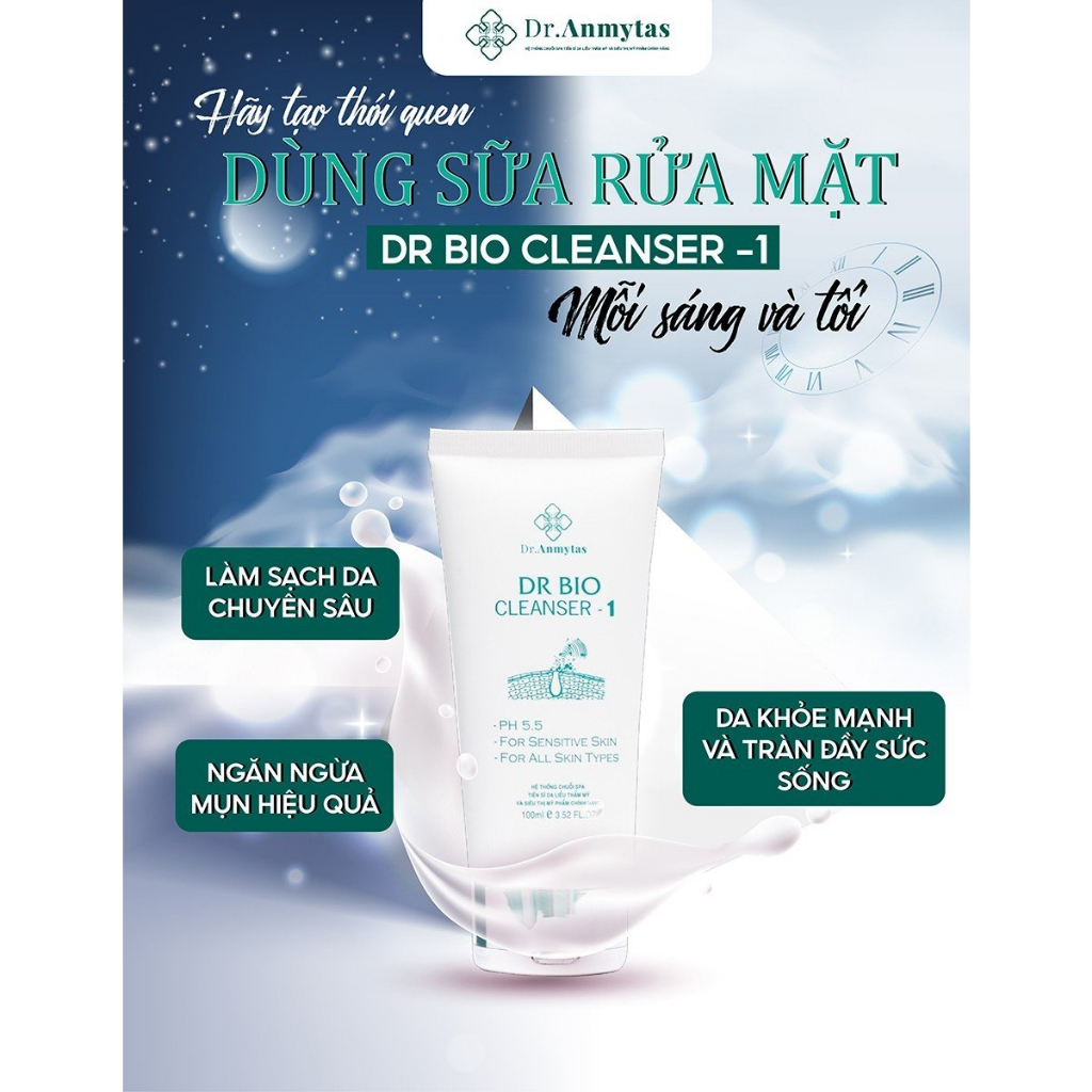 Sữa Rửa Mặt Dr. Anmytas Bio Cleanser
