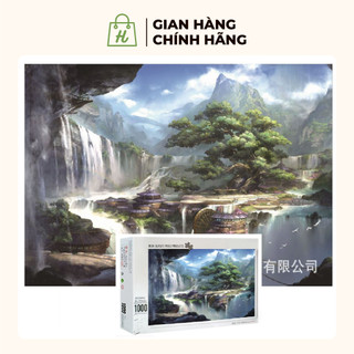 Tranh ghép hình 1000 mảnh gỗ tranh phong cảnh ghép gỗ xếp hình 1000 miếng kích thước lớn 75x50cm