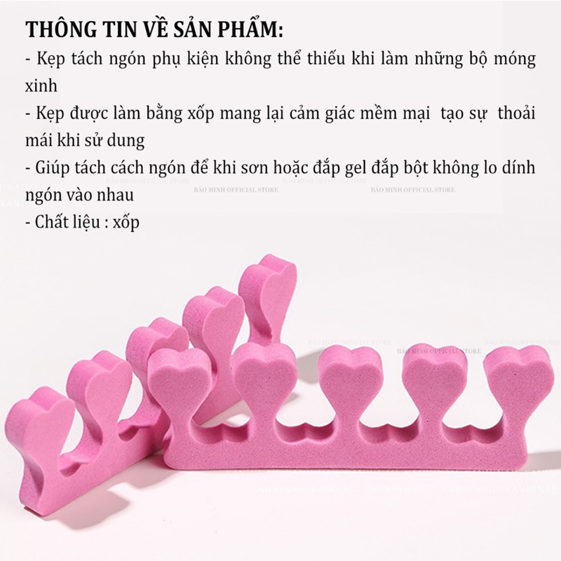 Kẹp Tách Ngón Tay Ngón Chân Dùng Làm Móng Nail Giá Rẻ